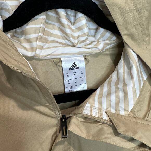 Adidas Tango Gold Windbreaker Running Training Athletic Jacket/Hooded Pullover - Picture 6 of 7